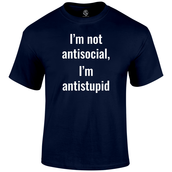 Not Antisocial T Shirt by Lion Legion 