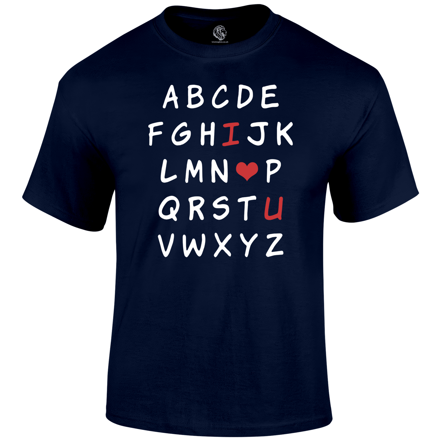 Valentine Alphabet Valentine's Day T Shirt by Lion Legion 