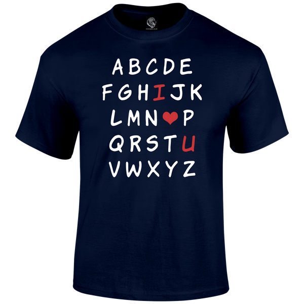 Valentine Alphabet Valentine's Day T Shirt by Lion Legion 