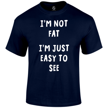 Not Fat Funny T Shirt by Lion Legion 