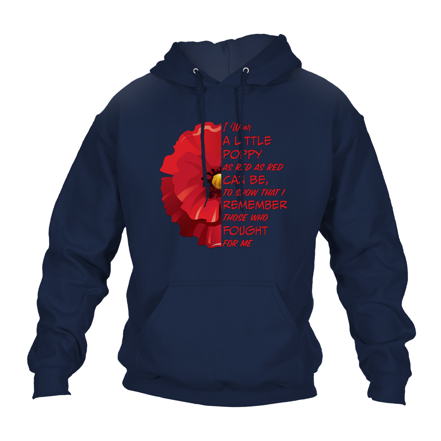 Little Poppy Remembrance Hoodie by Lion Legion 
