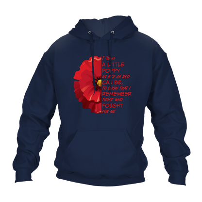 Little Poppy Remembrance Hoodie by Lion Legion 