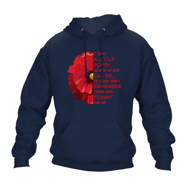 Little Poppy Remembrance Hoodie by Lion Legion 