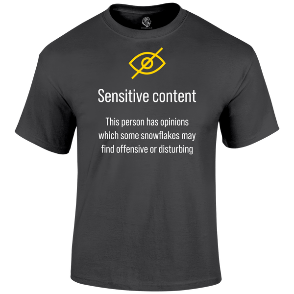 Funny T Shirt Sensitive Content