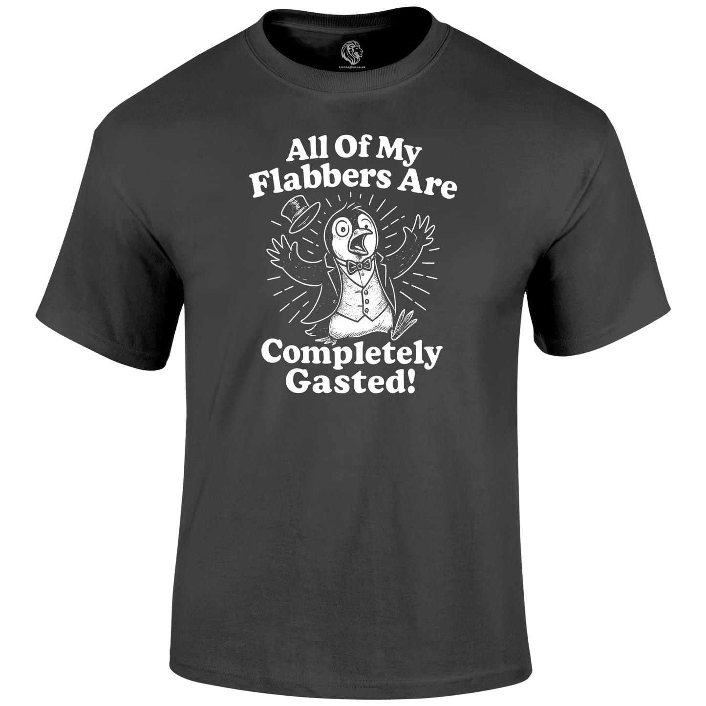 Flabber Gasted Funny T Shirt by Lion Legion 