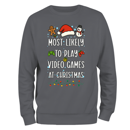 Video Games Xmas Jumper by Lion Legion 