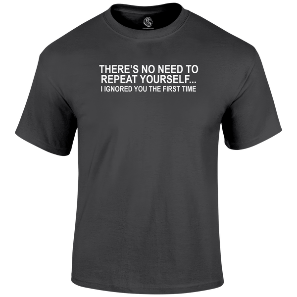 No Need T Shirt by Lion Legion 