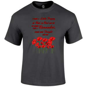Red As Red Can Be Remembrance Day T Shirt