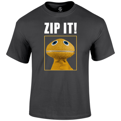 Zip It Funny T Shirt by Lion Legion 