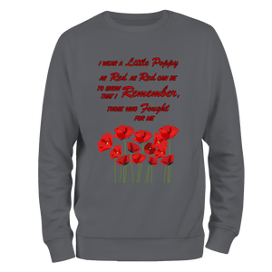 Red As Red Can Be Remembrance Day Sweatshirt