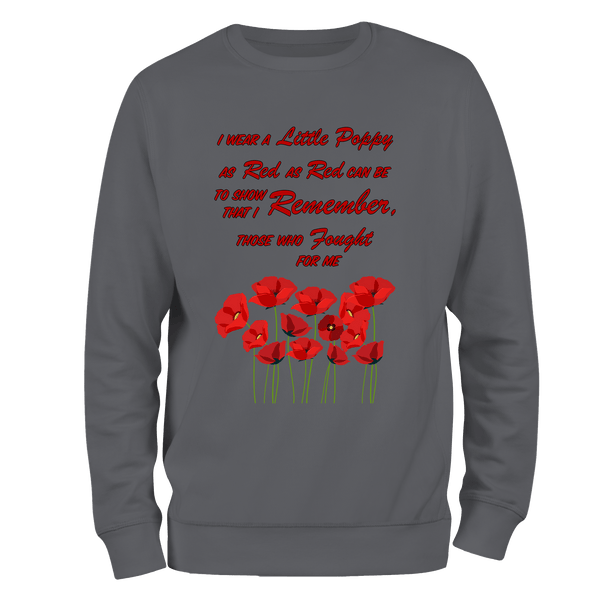 Red As Red Can Be Remembrance Day Sweatshirt by Lion Legion 