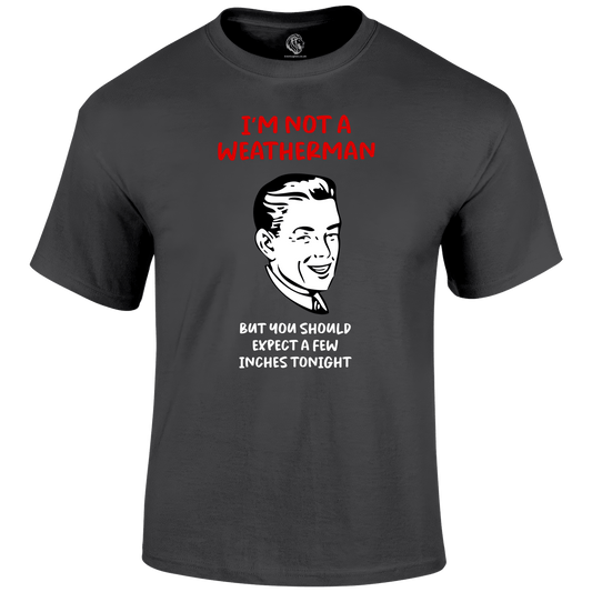 Weatherman Funny T Shirt by Lion Legion 