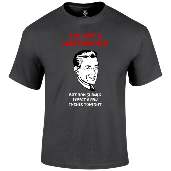 Weatherman Funny T Shirt by Lion Legion 