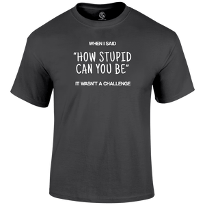 Stupid Challenge T Shirt