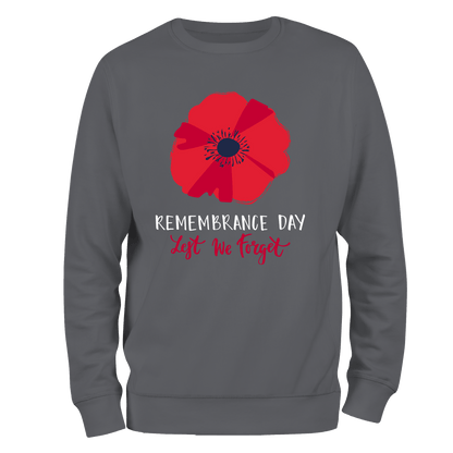 Big Poppy Remembrance Day Sweatshirt by Lion Legion 