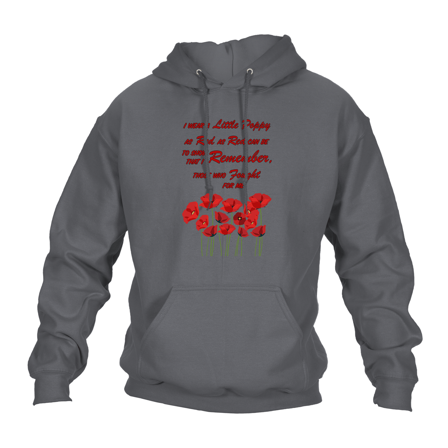 Red As Red Can Be Remembrance Day Hoodie by Lion Legion 