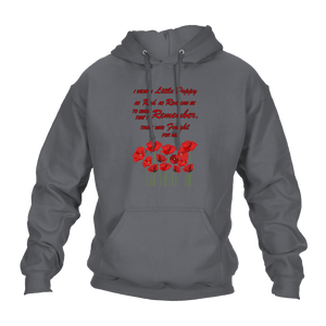 Red As Red Can Be Remembrance Day Hoodie
