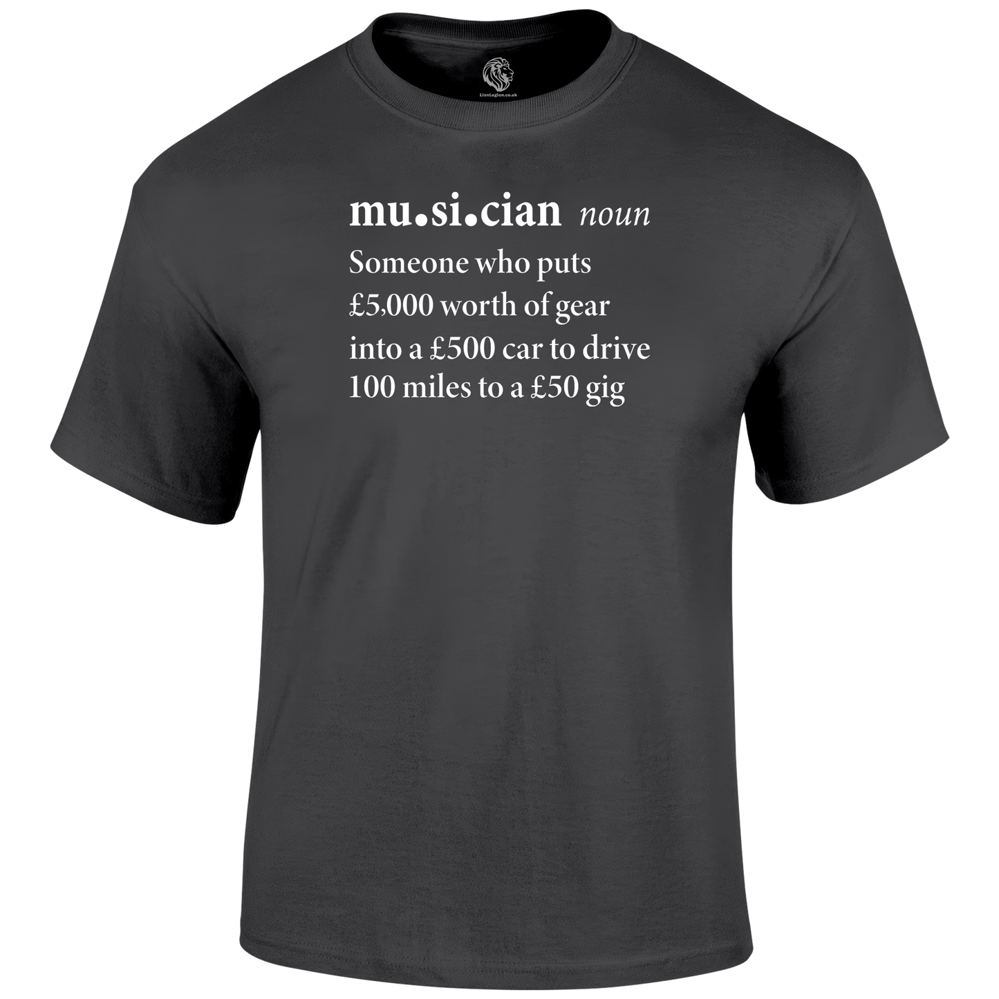 Musician T Shirt by Lion Legion 