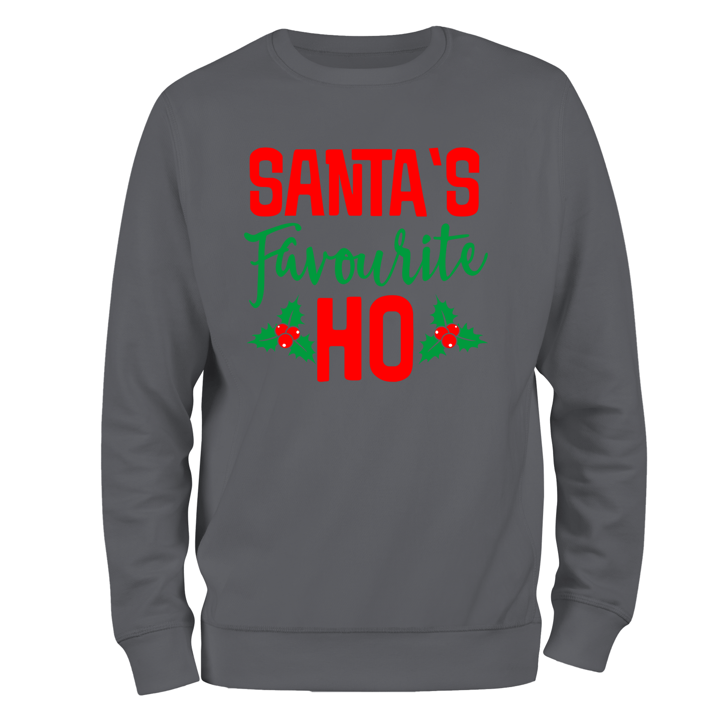 Santa's Ho Funny Christmas Jumper by Lion Legion 