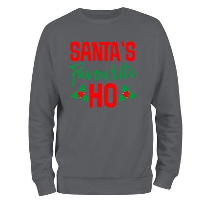 Santa's Ho Funny Christmas Jumper by Lion Legion 
