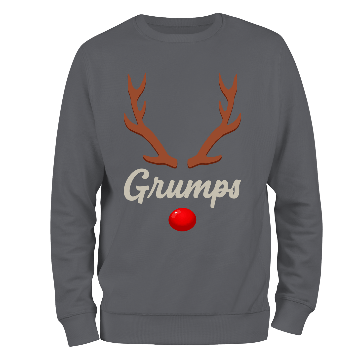 Rudolph Grumps Christmas Jumper by Lion Legion 