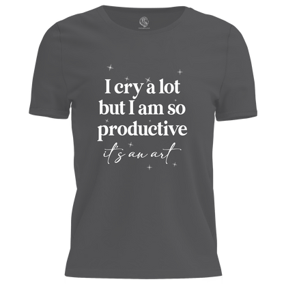 I Cry A Lot Ladies T Shirt by Lion Legion 