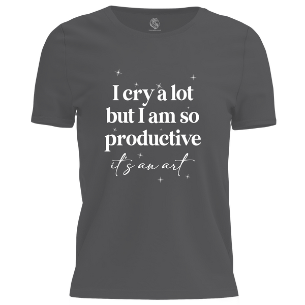 I Cry A Lot Ladies T Shirt by Lion Legion 