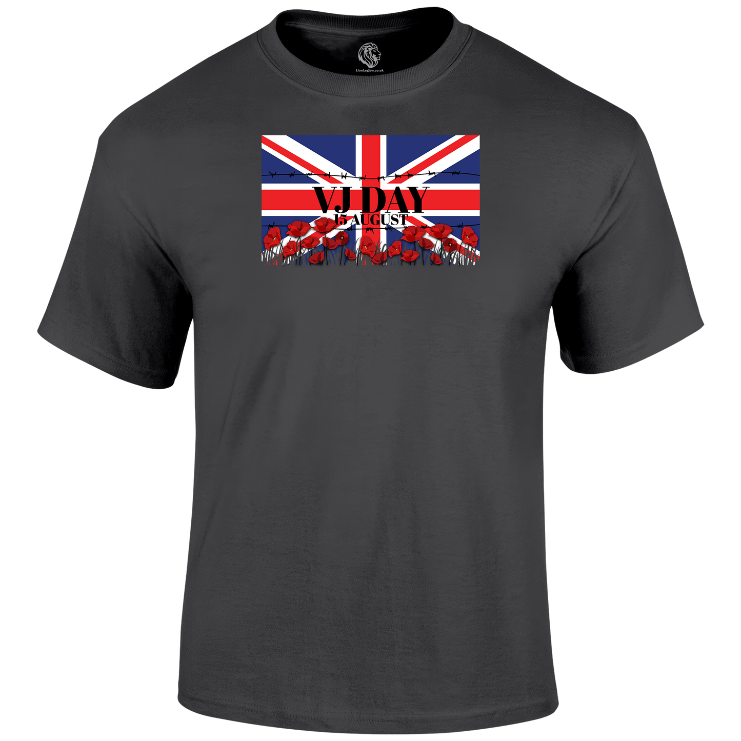 V-J Day Remembrance T Shirt by Lion Legion 