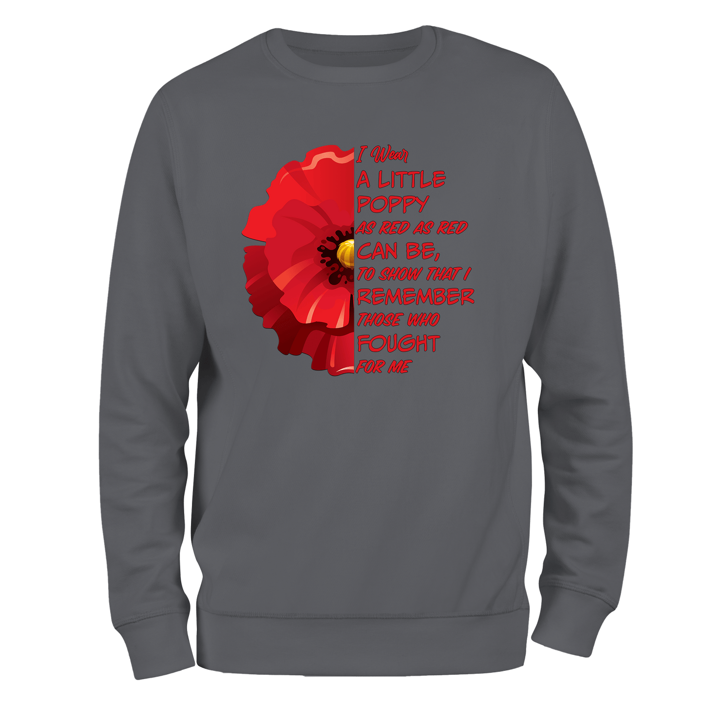 Little Poppy Remembrance Sweatshirt by Lion Legion 