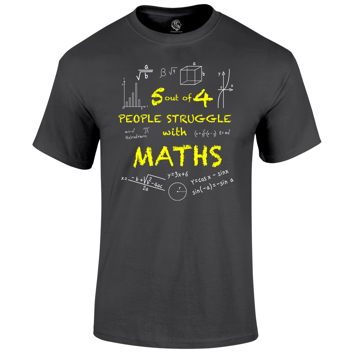 Maths T Shirt by Lion Legion 