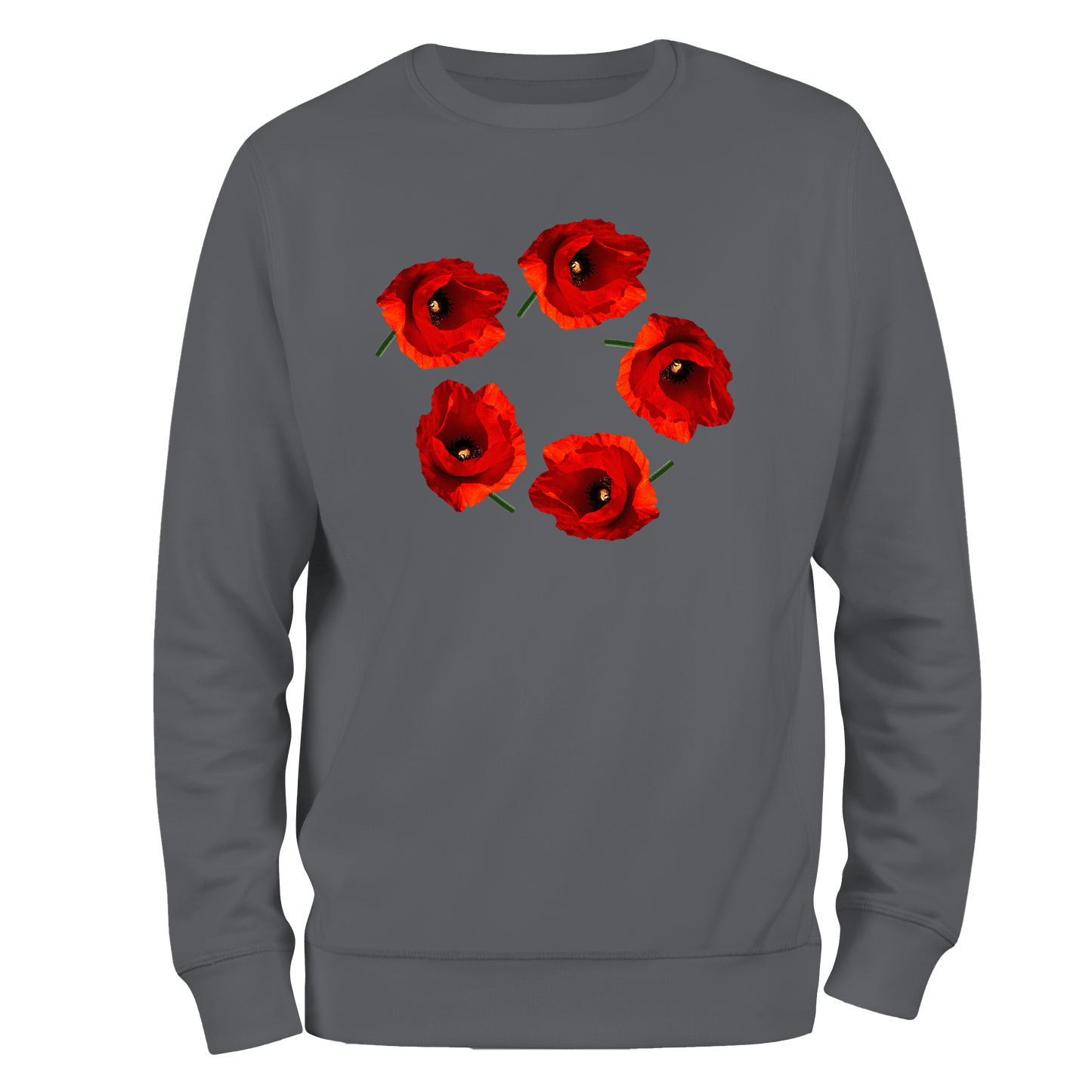 Poppy Circle Remembrance Day Sweatshirt by Lion Legion 