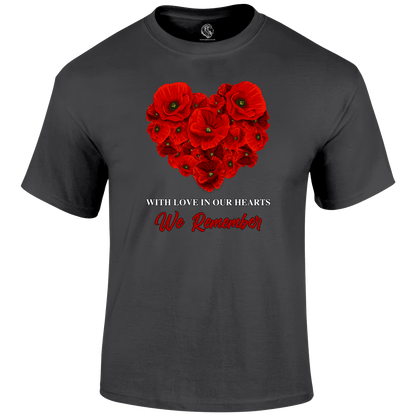 With Love Remembrance T‑Shirt by Lion Legion 