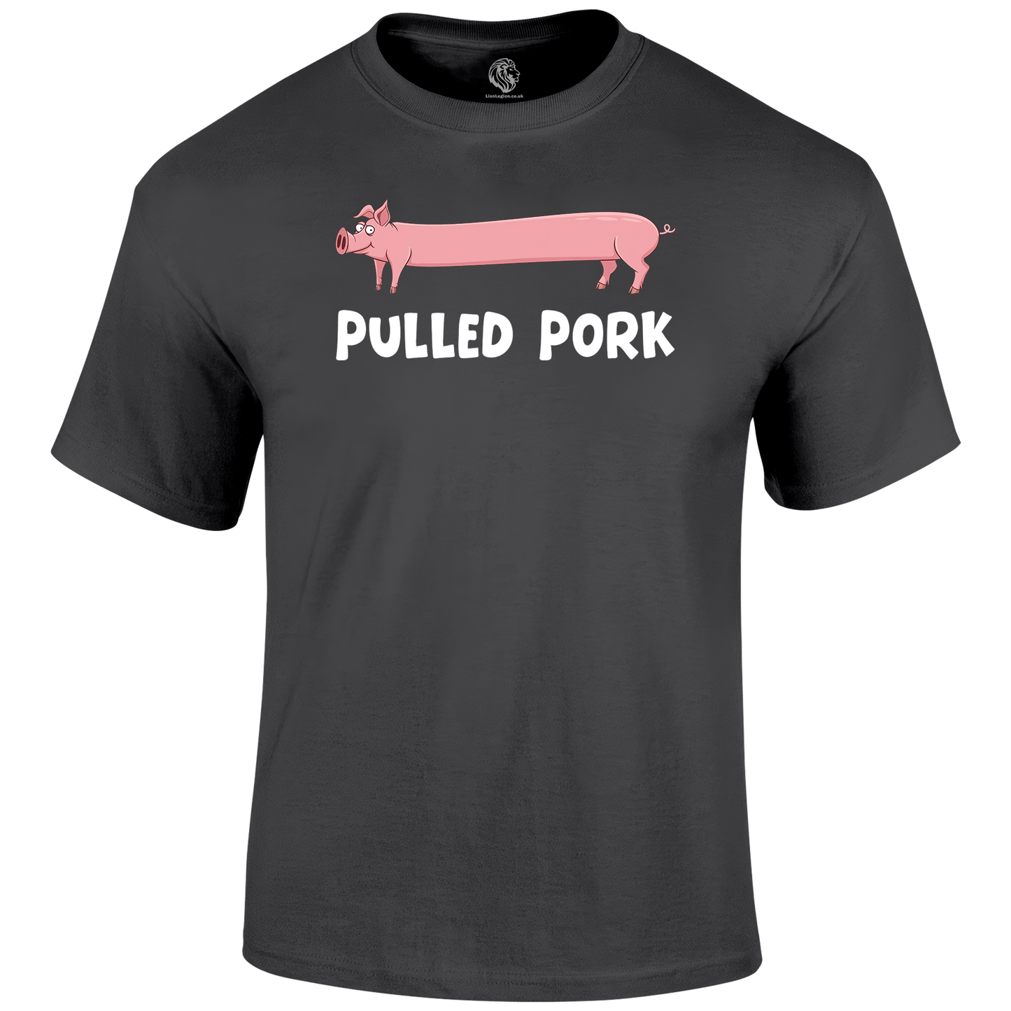Pulled Pork Funny T Shirt by Lion Legion 