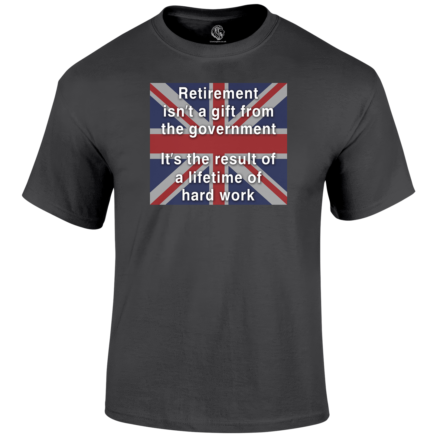 Retirement Gift Patriotic T Shirt by Lion Legion 