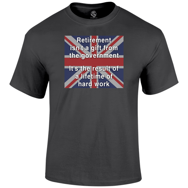 Retirement Gift Patriotic T Shirt by Lion Legion 