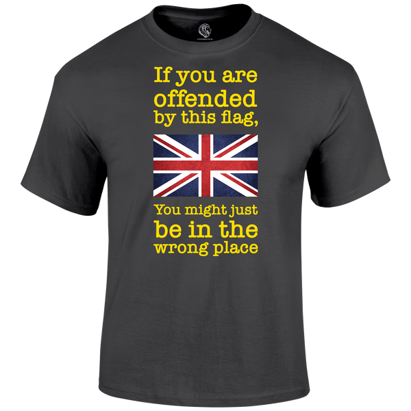 Wrong Place Patriotic T Shirt by Lion Legion 