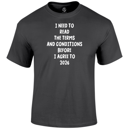 2026 terms Funny T Shirt by Lion Legion 