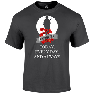Always WW2 Remembrance Day T Shirt