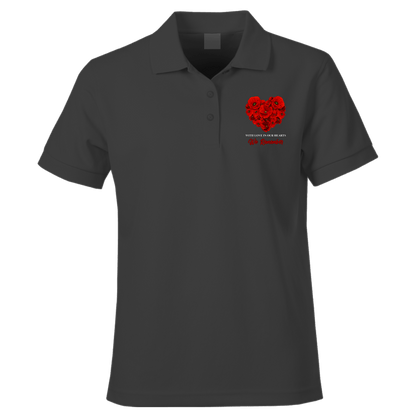 With Love Remembrance Polo Shirt by Lion Legion 