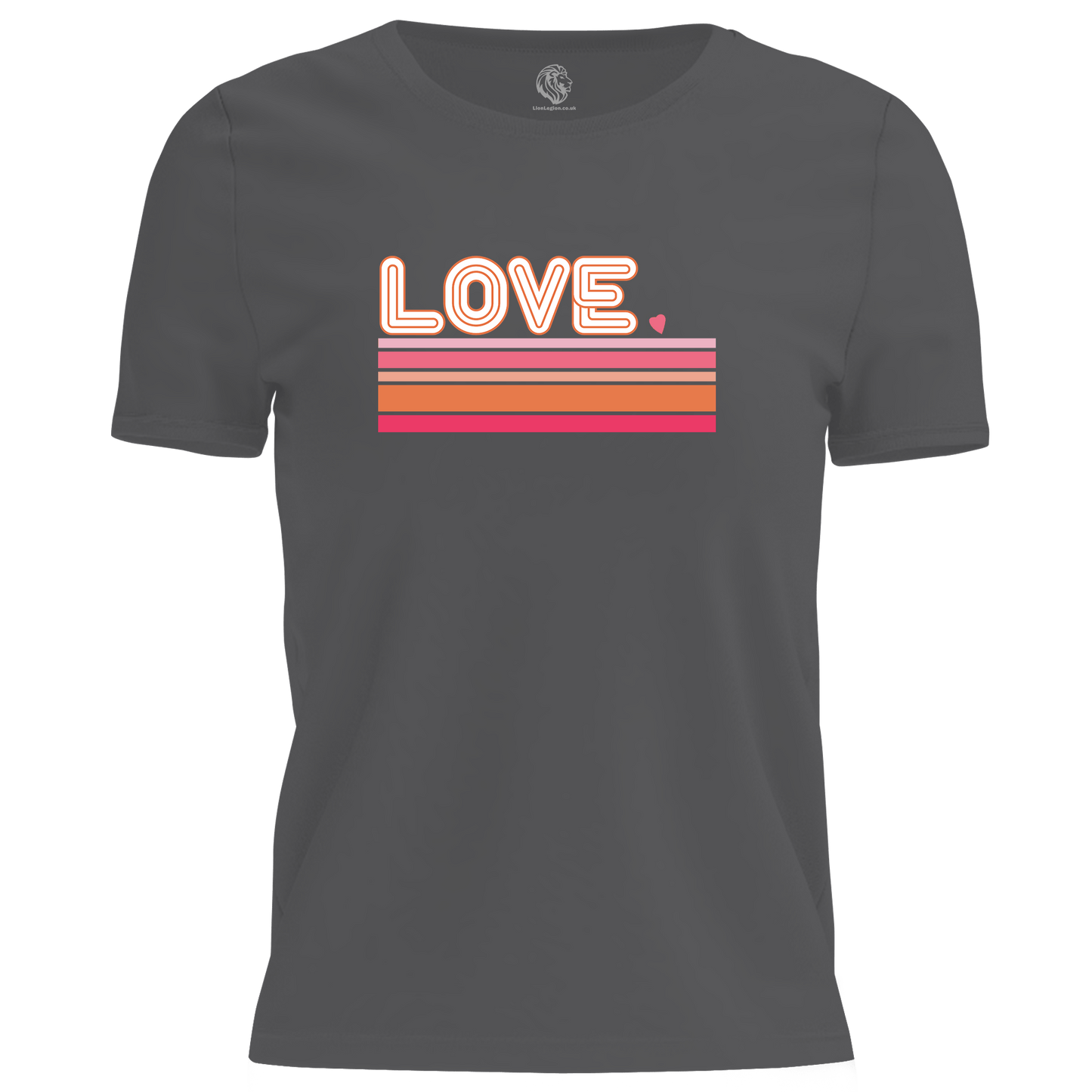 Love Retro T Shirt by Lion Legion 