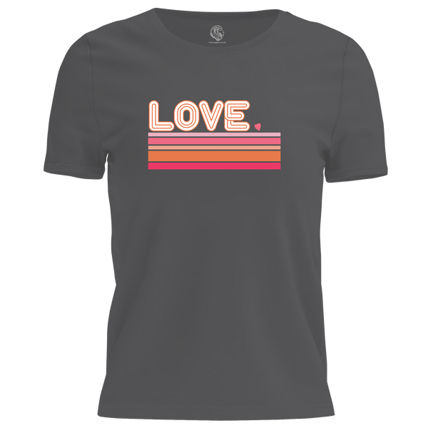 Love Retro T Shirt by Lion Legion 