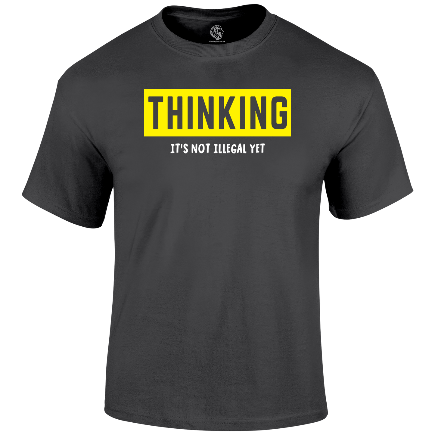 Thinking Funny T Shirt by Lion Legion 