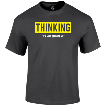 Thinking Funny T Shirt by Lion Legion 