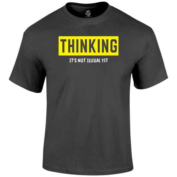 Thinking Funny T Shirt by Lion Legion 
