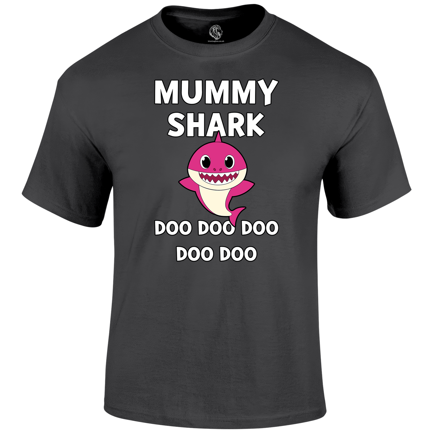 Mummy Shark Funny T Shirt by Lion Legion 