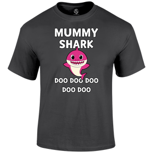 Mummy Shark Funny T Shirt