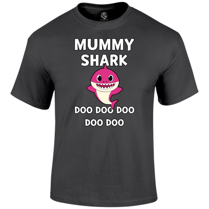 Mummy Shark Funny T Shirt by Lion Legion 