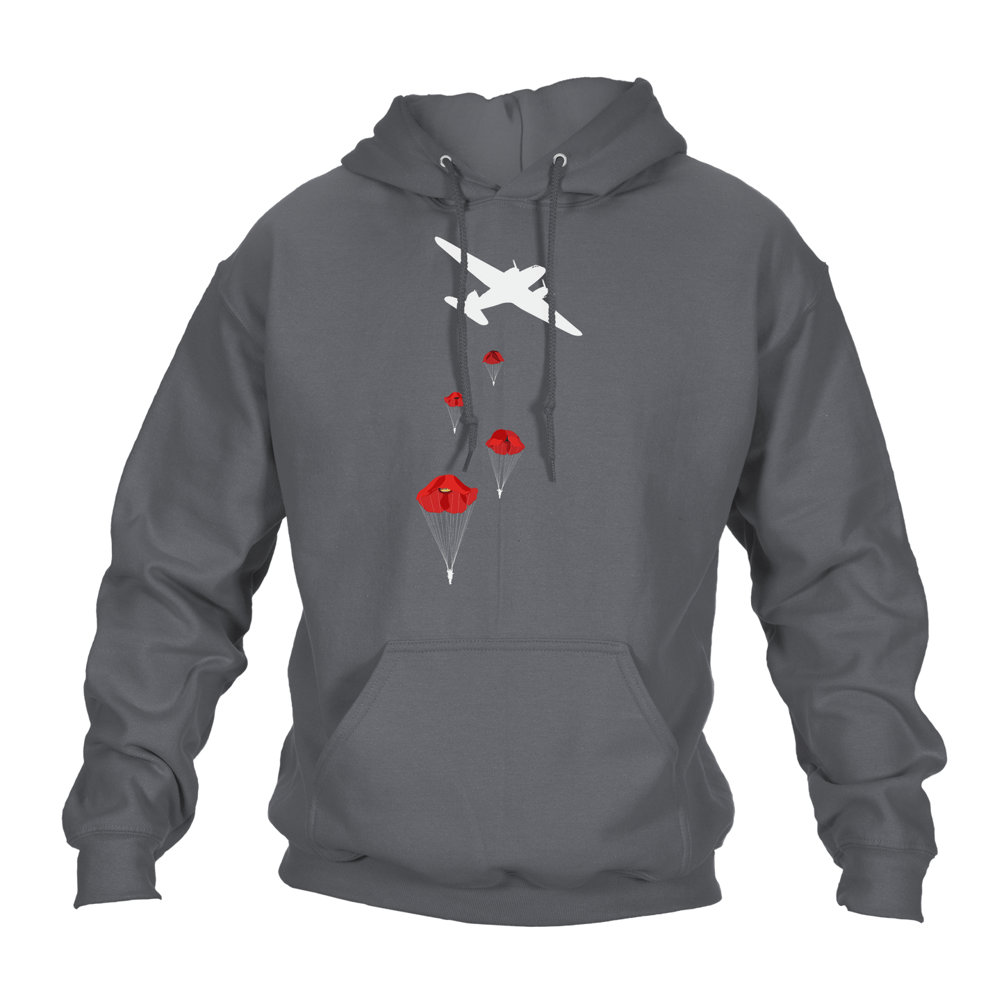 Poppy Drop Remembrance Hoodie by Lion Legion 