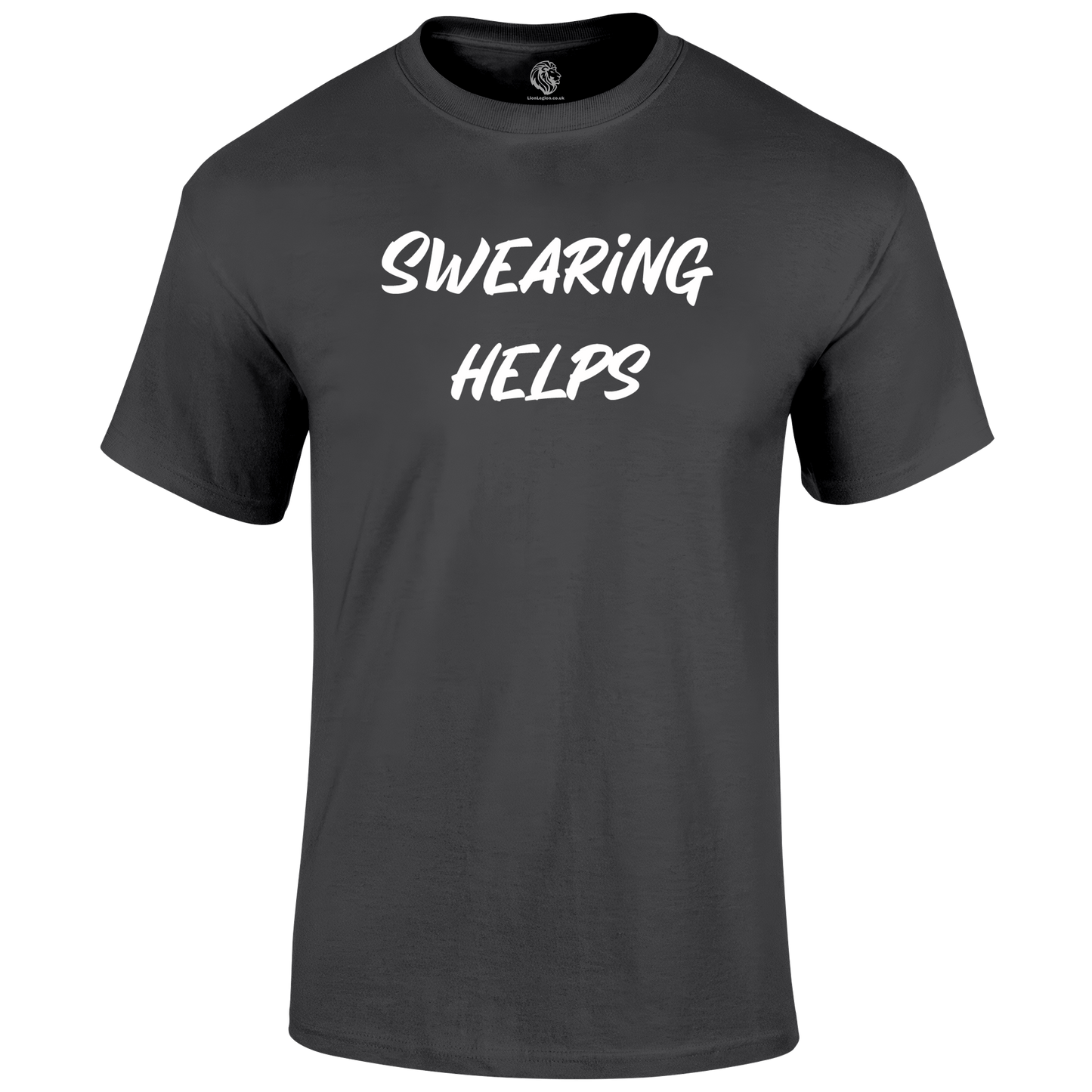 Swearing Helps Funny T Shirt by Lion Legion 
