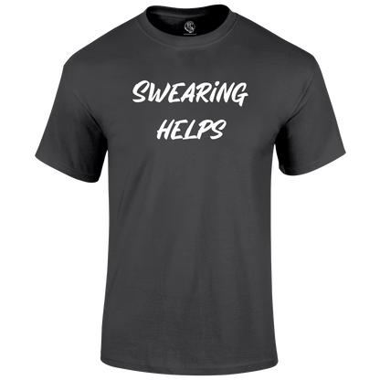 Swearing Helps Funny T Shirt by Lion Legion 